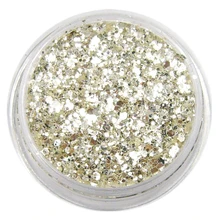 1SM 1/смешанный размер красивая чистое серебро блестящая в УФ-свете пудра лист пыли дизайн ногтей украшения маленький тонкий блеск, 5 г банка, YTKL02