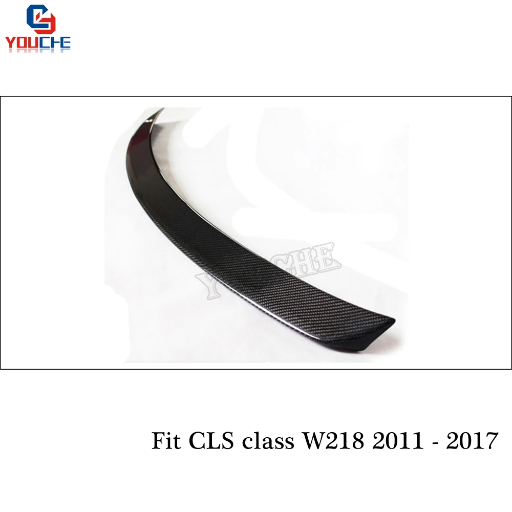 AMG стиль углеродного волокна автомобильные аксессуары задний багажник спойлер для Mercedes W218 CLS класс 2011- CLS350 CLS500