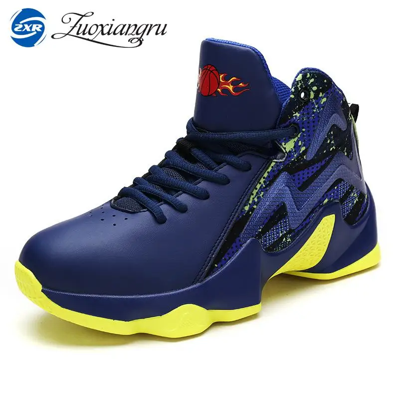 

Zuoxiangru New Brand Men Basketball Shoes Fitness Sneakers Outdoor Athletic Sport Shoes Mens Trainers Ankle Boots