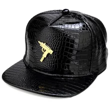 Высокое качество Линди пулемет логотип PU Для мужчин Для женщин хип-хоп полный Кепки скейтборд Бейсбол Шапки Snapback рок, Bone подарок