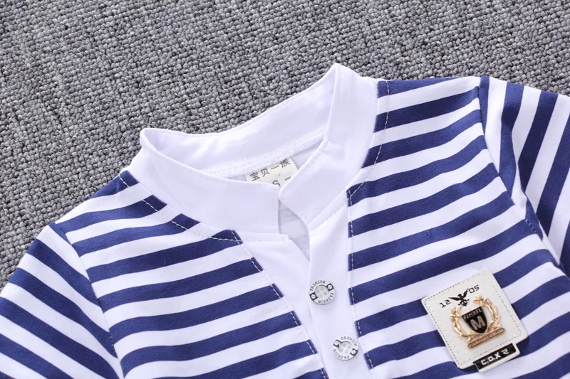 Alice/Новая летняя детская одежда футболка в бретонском стиле+ штаны комплекты из 2 предметов Модный Полосатый костюм для детей 1-4 лет