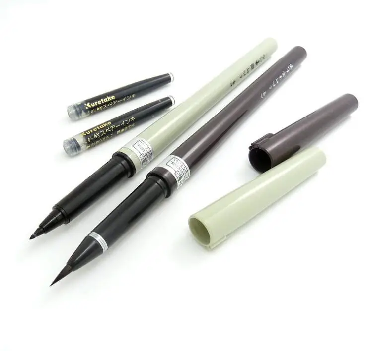 Твердая ручка для каллиграфии Kuretake Brush Number 8 DP150 8B Pen /DH150 7B 7|Кисти рисования| |