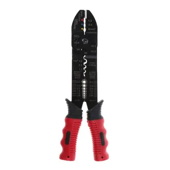 

Multi-function Wire Striper Cutter Crimping Plier Electric Cable Cutting Tool With Textured Grip Handle