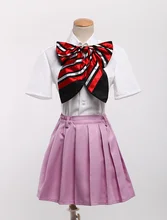Envío Libre Ao no Exorcist Shiemi Moriyama Escuela de Verano Uniforme Cosplay Traje de Halloween