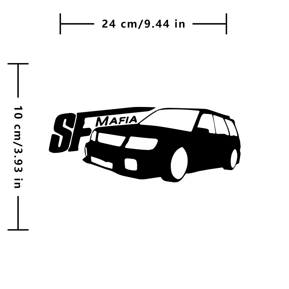 Tancredy автомобильные наклейки и Переводные картинки Sf Mafia для Subaru Forester наклейки на бампер для стайлинга Автомобиля Виниловые наклейки на корпус автомобильной двери и окна