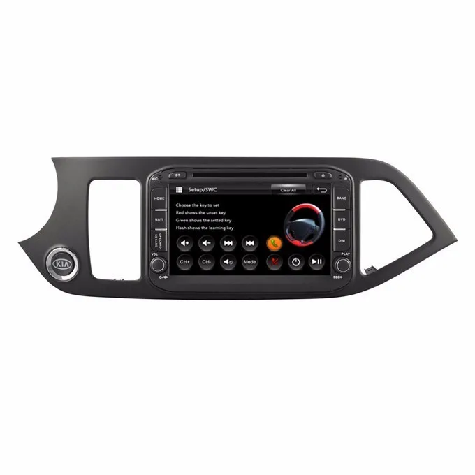Top 7" Capacitive Touch Screen Special Car DVD for Kia Morning 2011-2016 & Kia Picanto 2011-2016 With OBD2 Mirror Link BT 3G WiFi 15