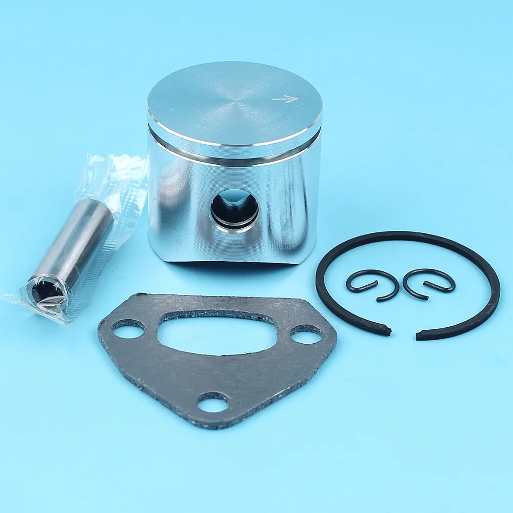 

38MM Piston Ring Pin Kit w/ Muffler Exhaust Gakset For HUSQVARNA 136 137 36 Chainsaw Replacement Spare Parts 530 06 99-40