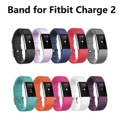 19 Цвета замена силиконовый ремешок для FitBit Charge 2 Soprt браслет для FitBit Charge 2 сердечного ритма Смарт часы s/L