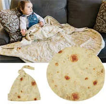 Для Burrito одеяло шляпа Комплект Детская мука Tortilla Пеленание Одеяло пеленка для сна обертывание шляпа LBShipping