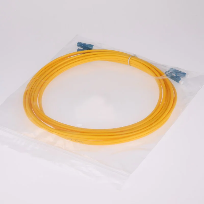 Оптоволоконный патч корд один режим SM 2 core Дуплексный LC к PC UPC 9/125um ftth 3 5 10 15 20 m