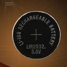 Batería recargable LIR2032 de 3,6 V, pila de botón, 20 unids/lote