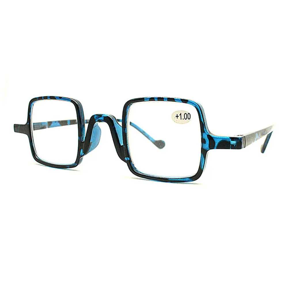 

MINCL 2019 Small Frame Square Reading Glasses Classic Black Clear Lens Presbyopic Glasses Eyewear For Women&Men with Box NX