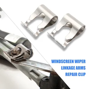 Pair Car Windshield Windscreen Wiper Linkage Repair Clip For Fiat Punto Auto Spring Repair Clamp Accessories