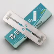 100 шт бритвенные лезвия Antelope Senior-77, брендовые Безопасные лезвия из нержавеющей стали для бритья, лезвия для бритья для мужчин, парикмахерские лезвия