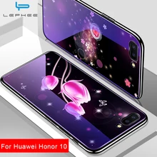 Для huawei Honor 10 чехол роскошный зеркальный Чехол для мобильного телефона 3D Рельефный цветочный узор 9H закаленное стекло противоударный чехол для телефона для huawei Honor 10