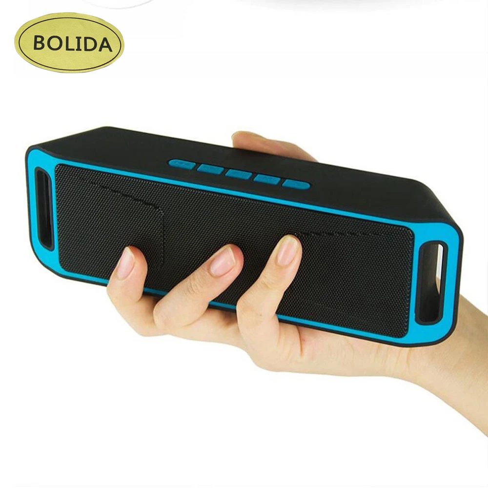 

Bolida SC208 Wireless Bluetooth 4.0 Stereo Subwoofer Speakers HIFI Caixa De Som TF USB FM Radio