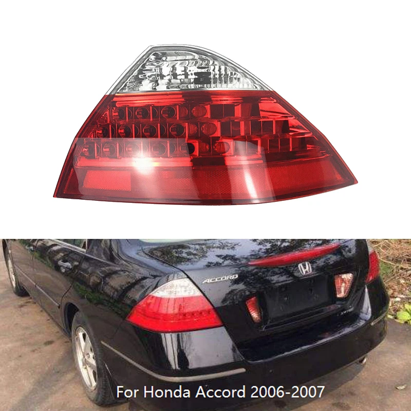 Задний фонарь для Honda Accord 2006-2007 7 поколение задний стоп-сигнал задний сигнальная лампочка Поворотная задняя фара