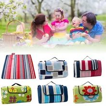 150x200 см складной Водонепроницаемый коврик для пикника Отдых на природе Beach Pad открытый весной Пикник ребенка ползать Одеяло кемпинг коврик