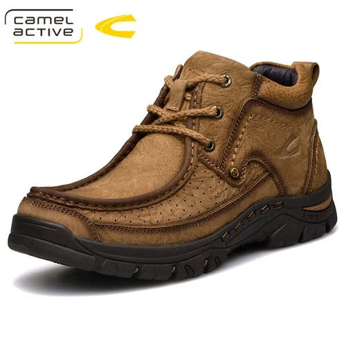Camel Active новая уличная походная обувь, походные ботинки для альпинизма, мужские водонепроницаемые спортивные ботинки для рыбалки, треккинговые кроссовки - Цвет: Коричневый