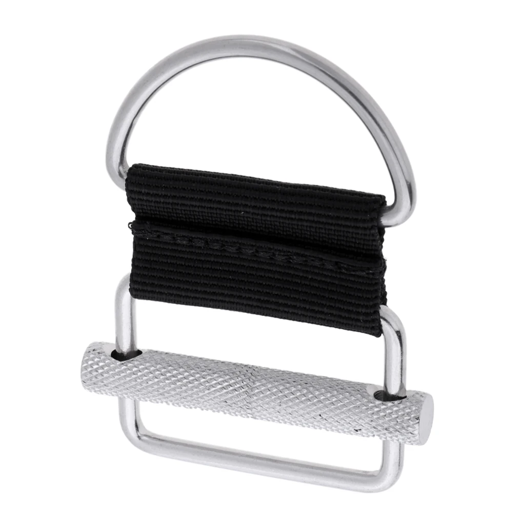 1 Pcs Stainless Steel Technical Scuba Diving Standard BCD Weight Belt Buckle With D Ring Free Diving Accessories Replacement