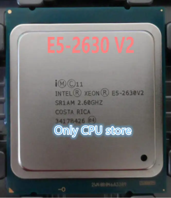 Intel ЦП Xeon E5-2630V2 SR1AM 2,6 ГГц 6-ядерный 15 м LGA2011 E5 2630V2 процессор E5-2630 V2
