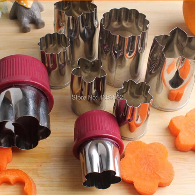 Selling 8PCS/SET Fruit Salad Cutter Vegetable Fruit Kitchen Tools