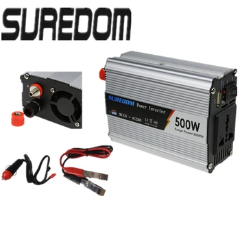 

12v to 220v inverter USB 500w peak 1000w Power Converter Car Power Inverter with Socket Plug Car Accessories for Outdoor Sports