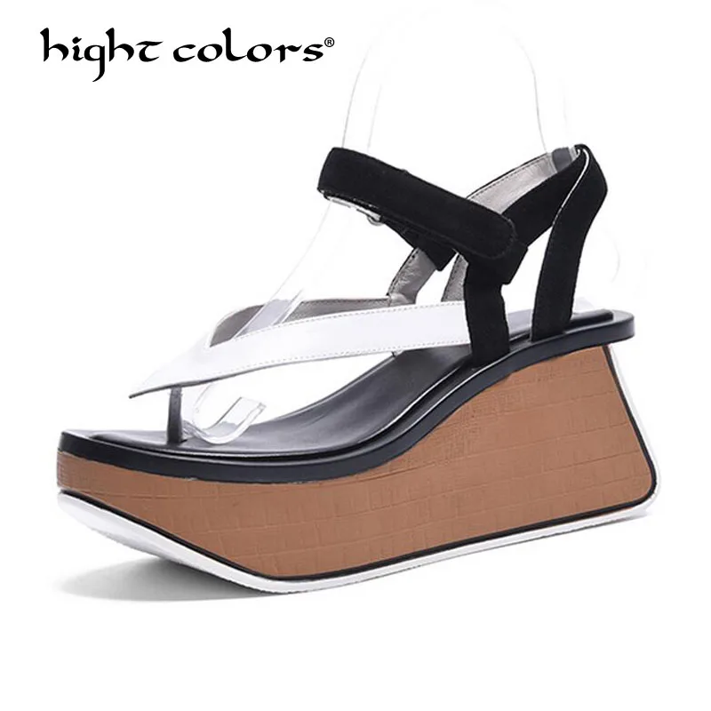 platform wedge gladiator sandals
