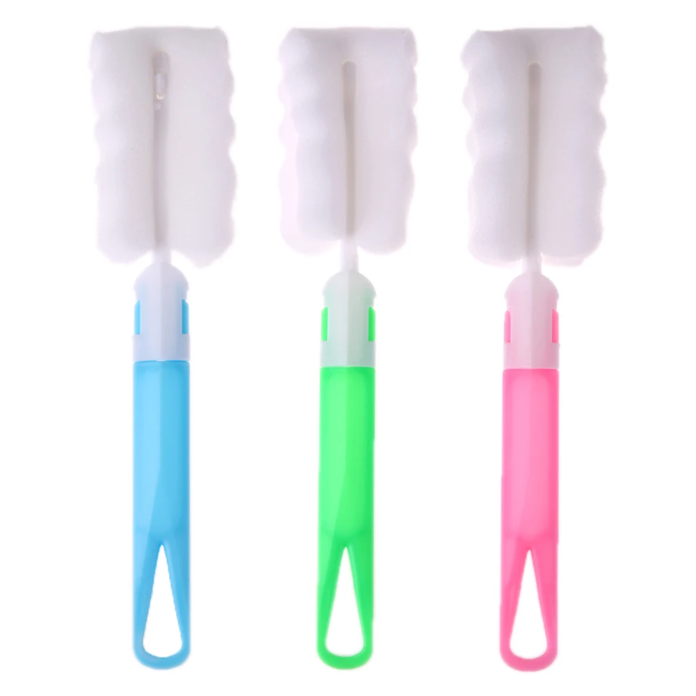 Sponge Brush Long Handle Easy Cup Brush Sponge Cleaner Cleaning Brush