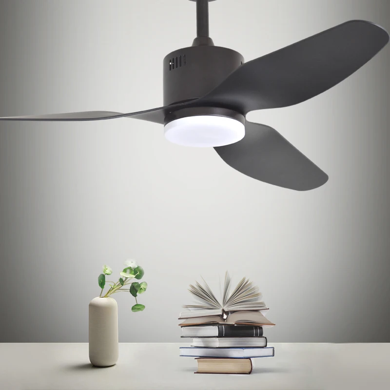 

High quality Nordic creativity Ceiling Fans DC110v/220v LED bedroom ceiling fans with lights remote control fan lights