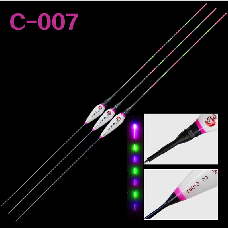 3 шт./партия Фирменная Новинка Рыболовные Поплавки светящиеся поплавки ночник Рыбалка лучший выбор нано пластик Материал рыболовные поплавок подарки - Цвет: C007