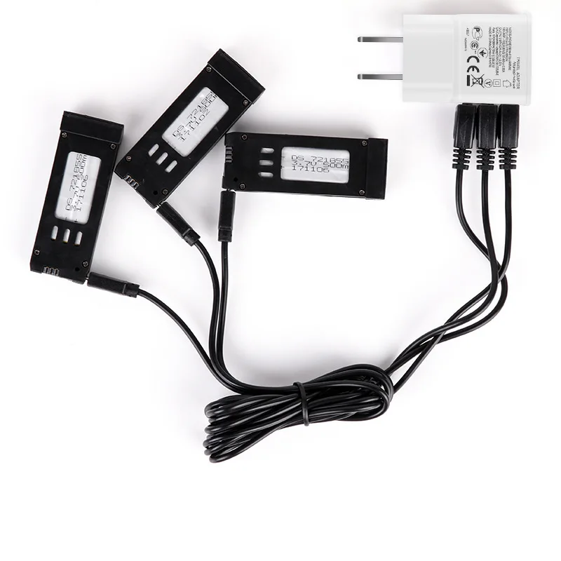 

JDRC JD-19 universal model battery 3.7V 500mah set for remote control toy four-axis folding drone or RC aircraft