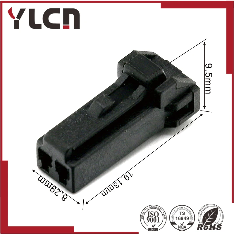 Free shipping 2 Pin female plug auto electric wiring harness connector