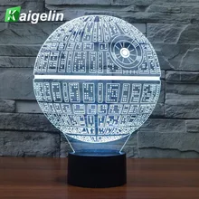 3D ночь светодиодные лампы Сенсор различные стили 7 цветов дети сенсорный Новинка USB LED лампа прикроватная настольные лампы настольные спальный