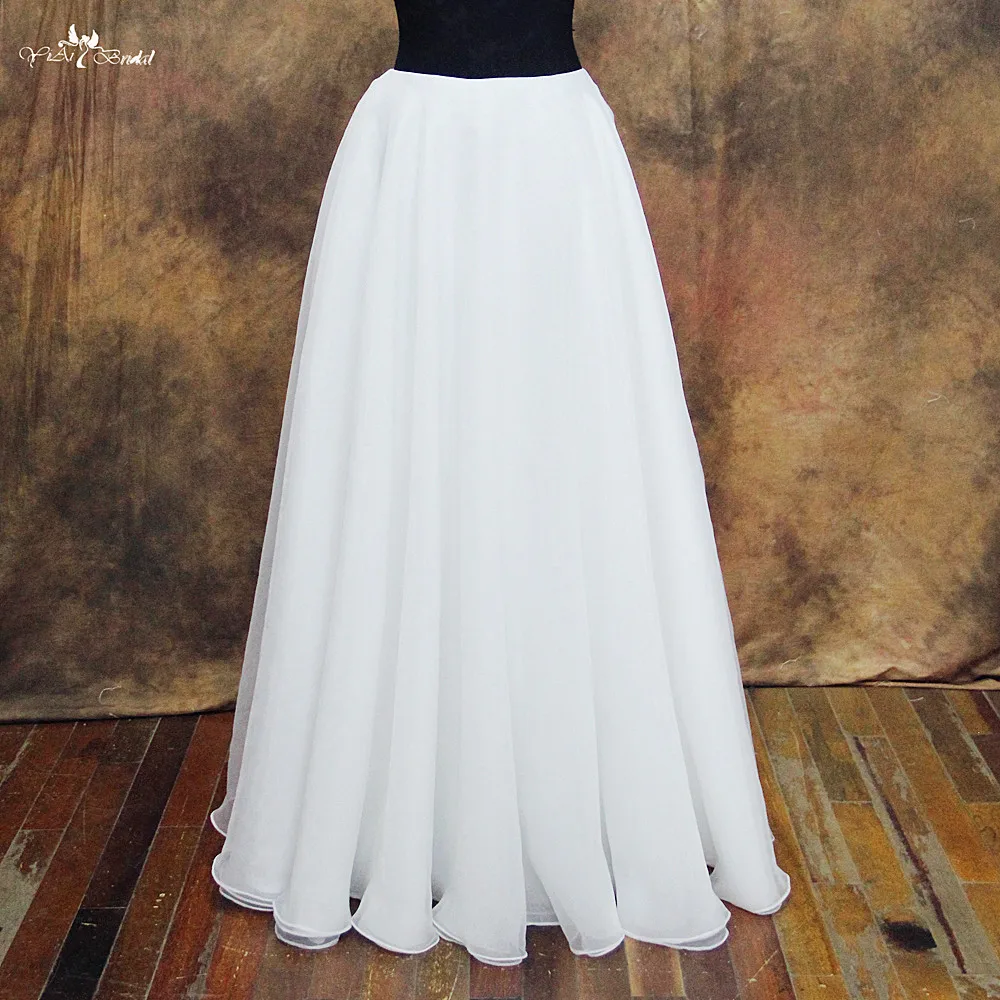 RSK3 реальные фотографии yiaibridal отдельная юбка только для невесты из органзы