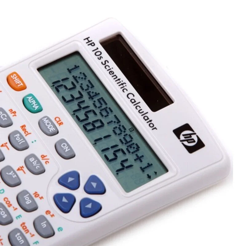 HP 10 S Actuary HP حاسبة طالب العلوم وظيفة علم المثلثات مزدوجة خط عرض