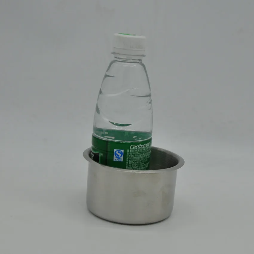 Cup holder cup tank rv or yacht table glass trepanned stainless steel