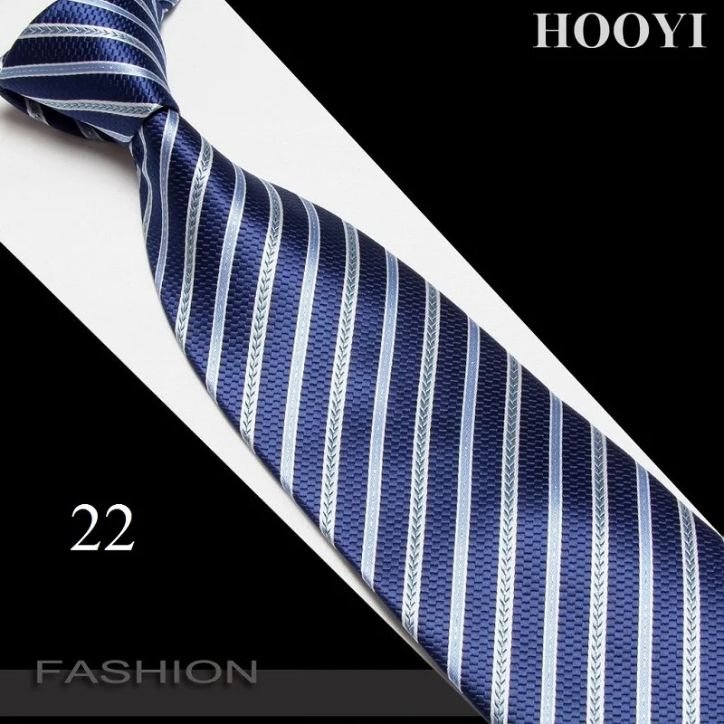 Микрофибры шеи галстуки для мужчин полосатый бизнес взрослых галстук - Цвет: 8cmG2 22