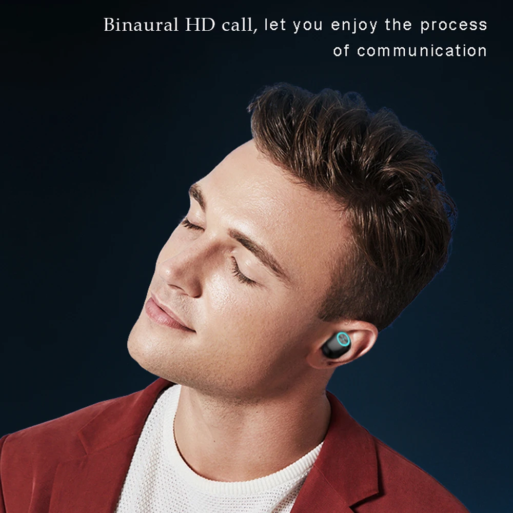 Беспроводные Bluetooth наушники TWS Беспроводные спортивные наушники T1 PODS гарнитура наушники с зарядной коробкой беспроводные стерео наушники