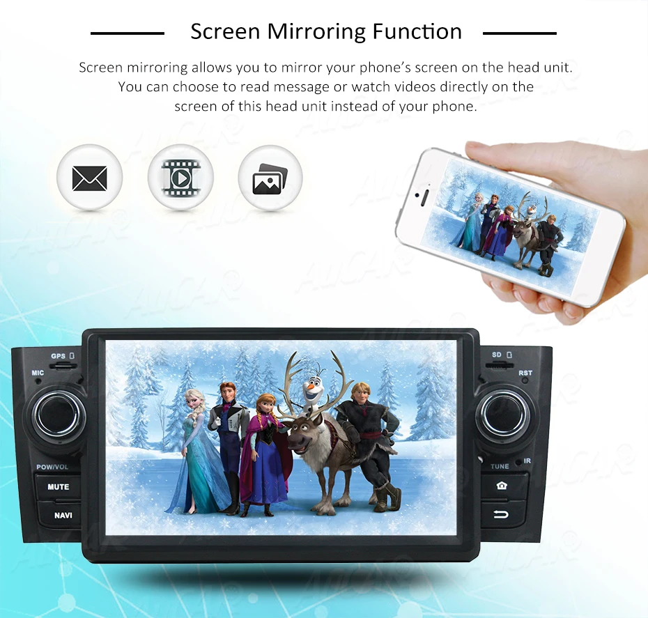 Perfect Android 8.0 Car DVD Player for Fiat Linea Grand Punto Car GPS Multimedia System HD Bluetooth Radio WIFI FM AM RDS 4G AUX 1 Din 10