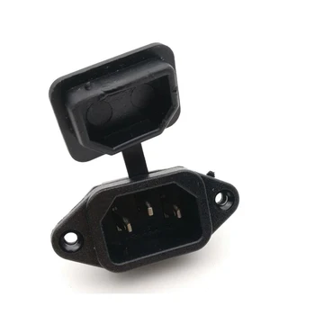 

10Pcs 10A 250V AC Power Socket With Rubber Waterproof Cover Sprayer special Socket