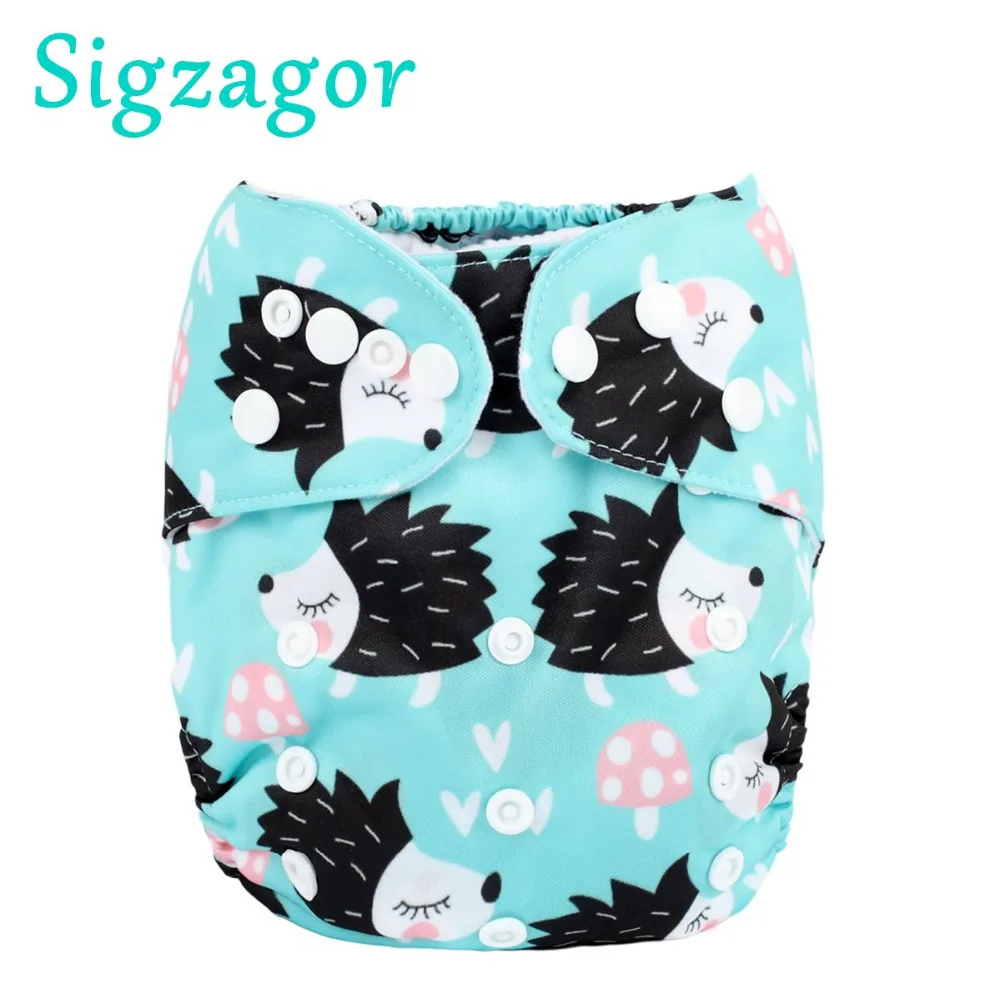 Pocket-Cloth Nappy Diaper Sigzagor Microfleece Inner-No-Insert Washable Baby Kids 1 8lbs-36lbs