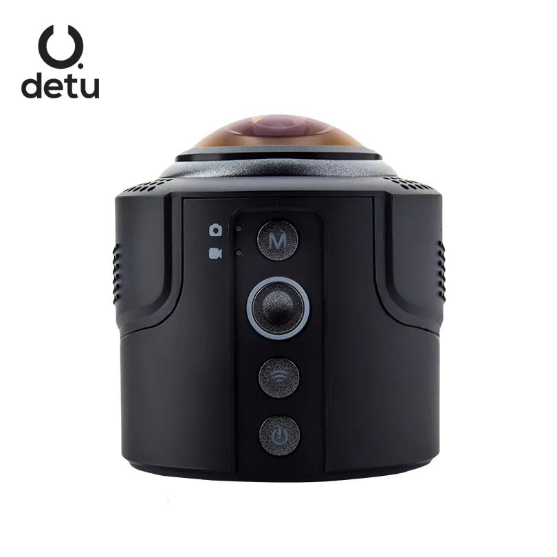 

DETU Sphere S 360 Degree Video Camera 4K HD 360 VR Fisheye Lens Panoram Camera Sports Action Video Camera for Android & iOS