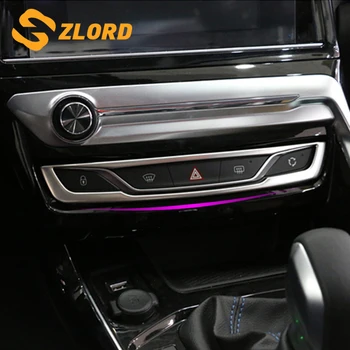 

Zlord Central Control Sequins Central Control Bright Strip Patch Cover Stickers for Peugeot 308 Car Accessories