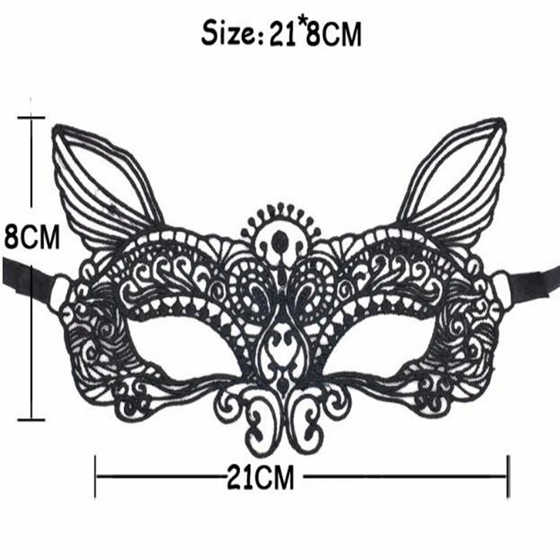1 шт., новогодние вечерние украшения, сексуальные кружевные выдалбливают кошачьи головы, маски для макияжа на Хэллоуин, карнавал, маскарад, товары для декора