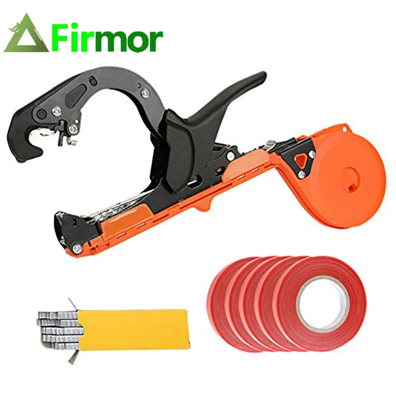 

FIRMOR Garden Plant Hand Type Tool Tapener Branch Tying Machine Tapetool Strapping Vegetable Grape Stem Gun Bind Machine