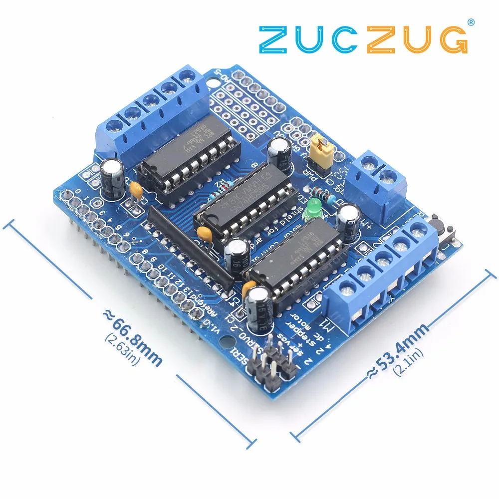 L293D щит управления двигателем Плата расширения привода двигателя для Arduino Щит