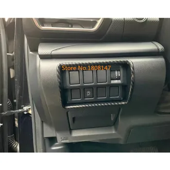 

Car Body Inner stick ABS Chrome front head fog light switch button trim frame lamp part for Subaru Forester 2018 2019 2020