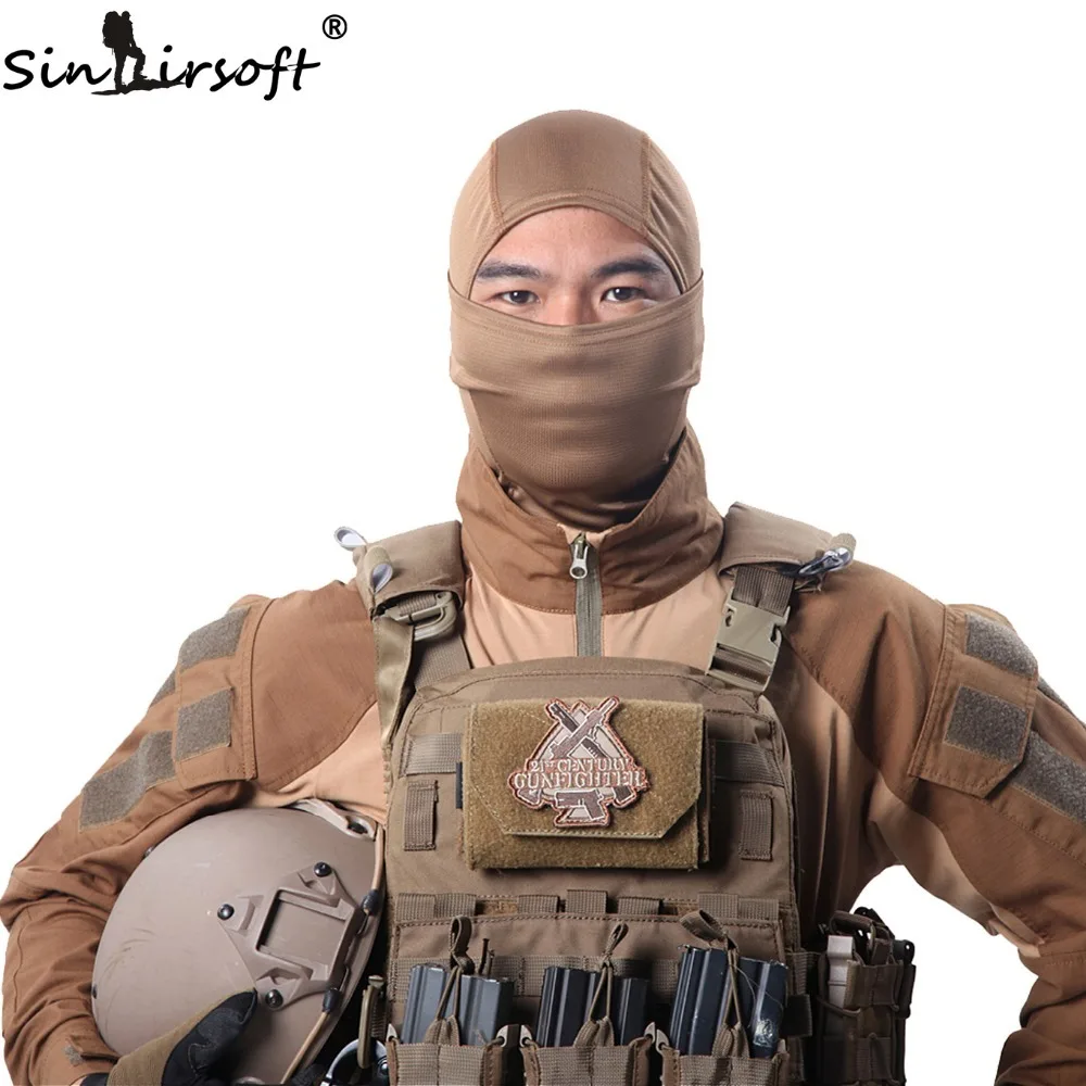 

SINAIRSOFT New ! Rattlesnake Tactical helmet Airsoft Hunting Wargame Breathing Dustproof Face Balaclava Mask Full Hood LY1306