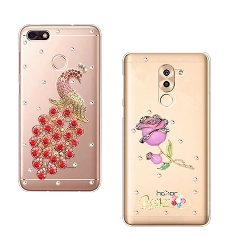 P20 Pro Lite Блестящий Алмазный чехол для Huawei Honor Mate 9 10 lite P8 P10 P9 2017 Plus Nova 2 2s plus |